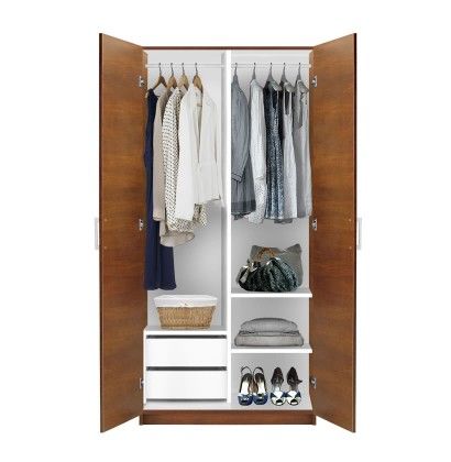 Alta 2 Door Wardrobe Side By Side (With images) | Small closets .