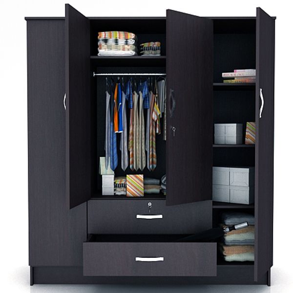 4 Door Wardrobe Designs: Spacious and Stylish Storage Solutions for Your Bedroom