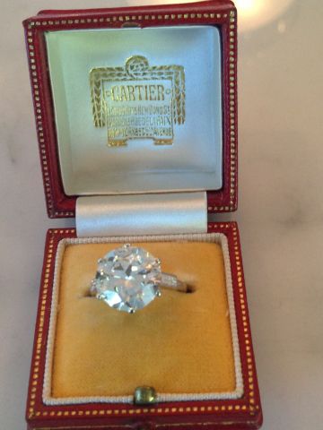 Jewel of the Week - 5-Carat Cartier Art Deco Diamond Ring (With .