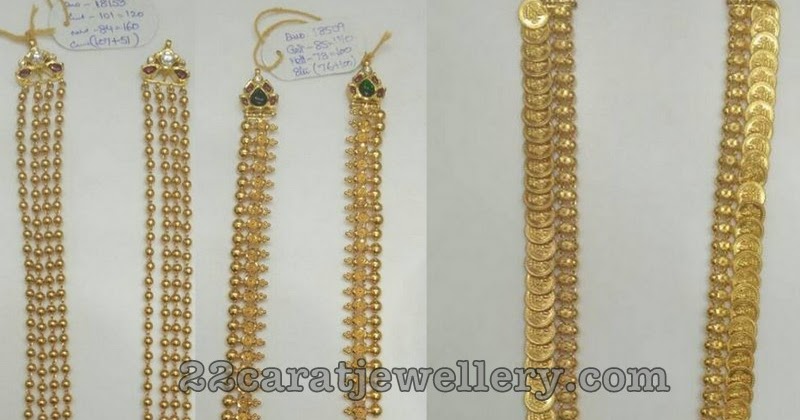 Simple Gold Long Sets 50 Grams - Jewellery Desig