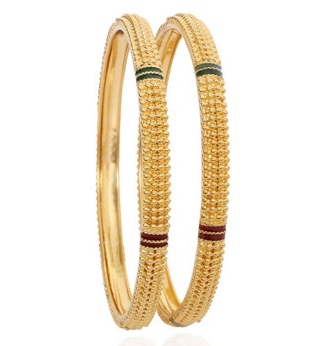 Golden Dummy Gold Bangles, Rs 32000 /pair Mayur Jewellers | ID .