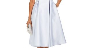 Adrianna Papell Boat-Neck A-Line Dress & Reviews - Dresses - Women .