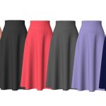 Up To 54% Off on Midi A-Line Skirts with Pockets | Groupon Goo