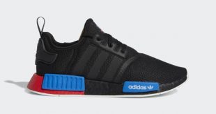NMD R1 Core Black and Red Shoes | adidas