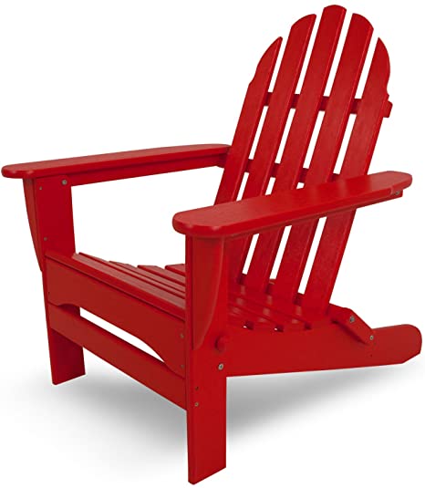 Amazon.com : POLYWOOD AD5030SR Classic Folding Adirondack Chair .