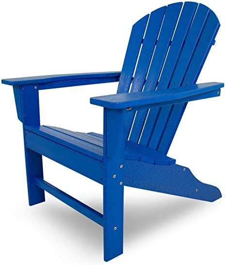 Amazon.com : POLYWOOD SBA15PB South Beach Adirondack Chair .