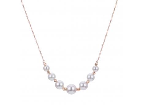 14K Yellow Gold Akoya Pearl Necklace 963500/A | Hollingsworth .
