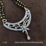 Vardhaman Goodwill Brass American Diamond Mangalsutra Chain, Rs .