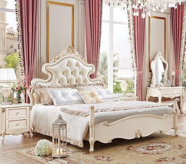 Best Offers Hot sale Luxury Italian bed classic antique bed europe .