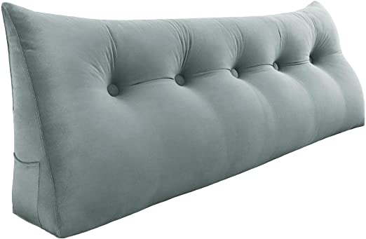 Amazon.com: Roner Triangular Wedge Cushion Large Backrest Cushion .