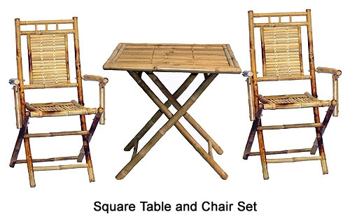 Bamboo Table and Chair Sets | Bamboo Products | Palapa Structur
