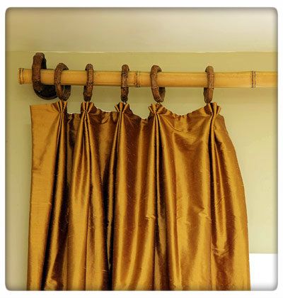 Do It Yourself Bamboo Curtain Rod. #DIY | Bamboo curtains, Bamboo .
