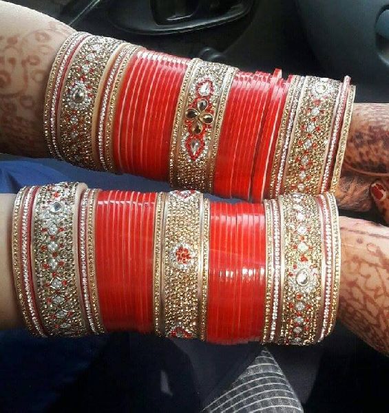Buy Wedding Bangles For Bride from Shahi Handicraft, Ambala, India .