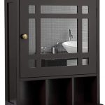 Amazon.com: Yaheetech Mirrored Bathroom Wall Storage Cabinet with .