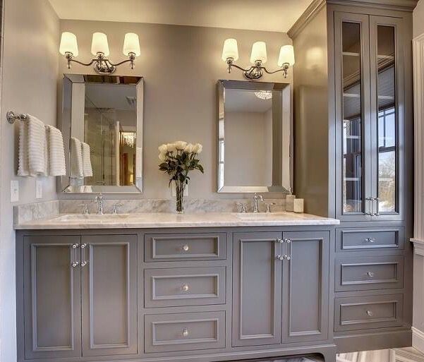 20 Wonderful Grey Bathroom Ideas With Furniture to Insipire You .