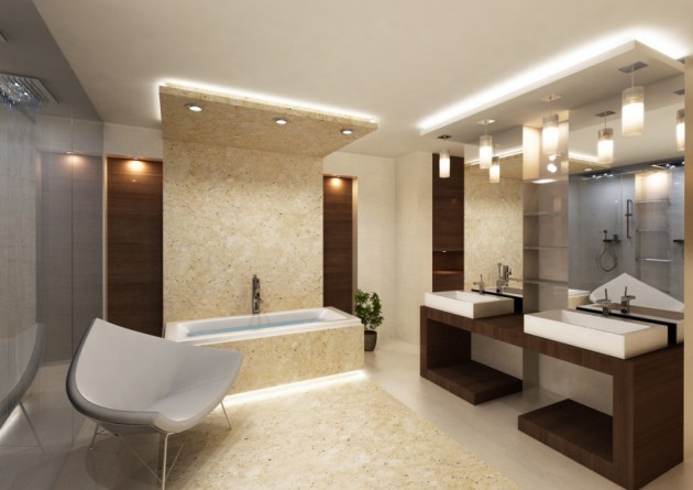 17 Extravagant Bathroom Ceiling Designs That Youu002639;ll Fall .