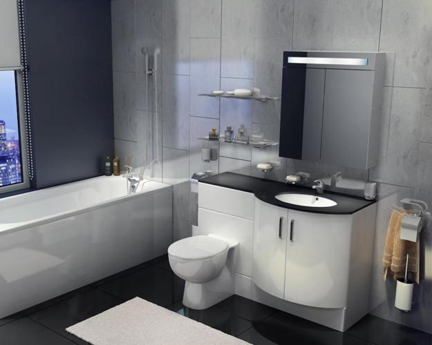 Designer Bathroom Suites - Image of Bathroom and Clos