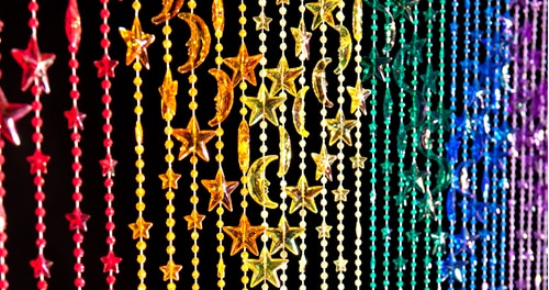 Stars & Moons Beaded Curtains & Door Beads | ShopWildThin