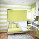 simple bedroom painting ideas with stripped design Love this .