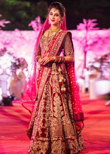Best Ghagra Choli Bridal Design - Krazzy Fashi