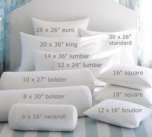 Down Feather Pillow Insert | Pillows, Bedding basics, Bed pillo