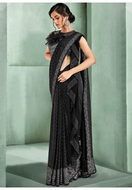 Black Saree - Designer Indian Black Sarees Collection Online USA,