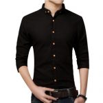 Plain Mens Black Shirt, Rs 400 /piece Bheru Garments | ID: 151489324