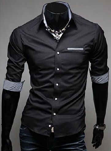 22 Stylish Models of Black Shirts For Men In New Fashion (With .