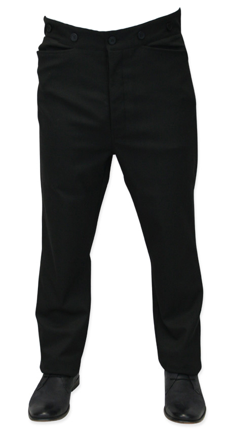 Men's Black Trouser Pants - Men's Black Dress Pants - Western .