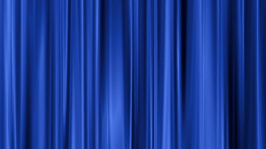 Blue Curtain Swaying Background Stock Footage Video (100% Royalty .