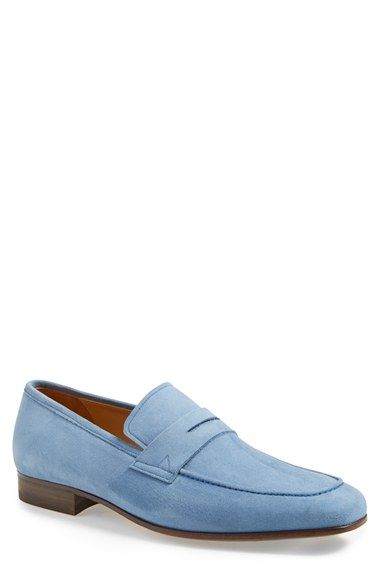 Sky blue loafers (With images) | Loafers men, Mens blue dress .
