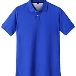 ACOTOP Men's Pure Cotton Classic Solid Short Sleeve Polo Shirt .