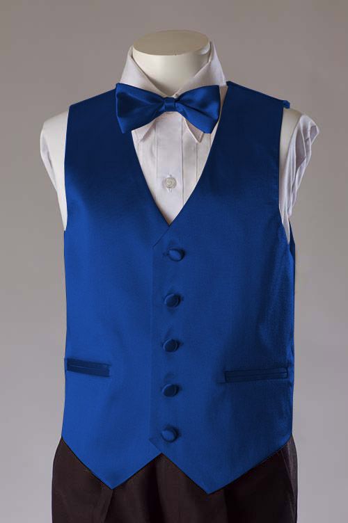 Boys Royal 2 Piece Satin Vest Set $26.95 (With images) | Vest for .
