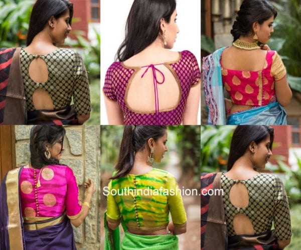 Latest Saree Blouse Designs for Upcoming Festivals – South India .