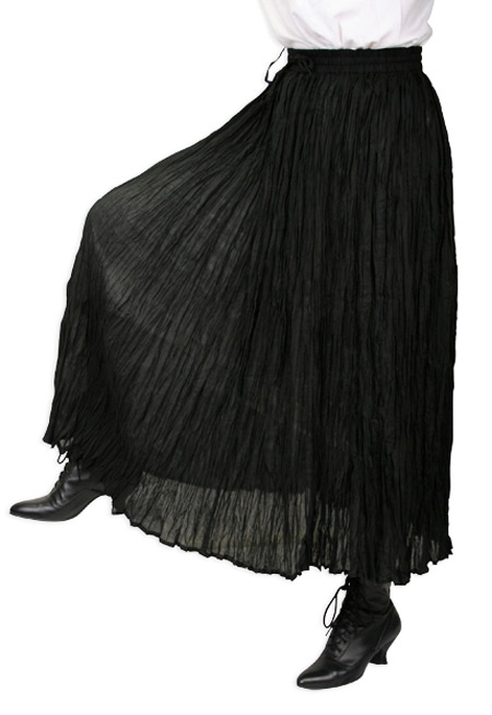 Hestia Broomstick Skirt - Bla