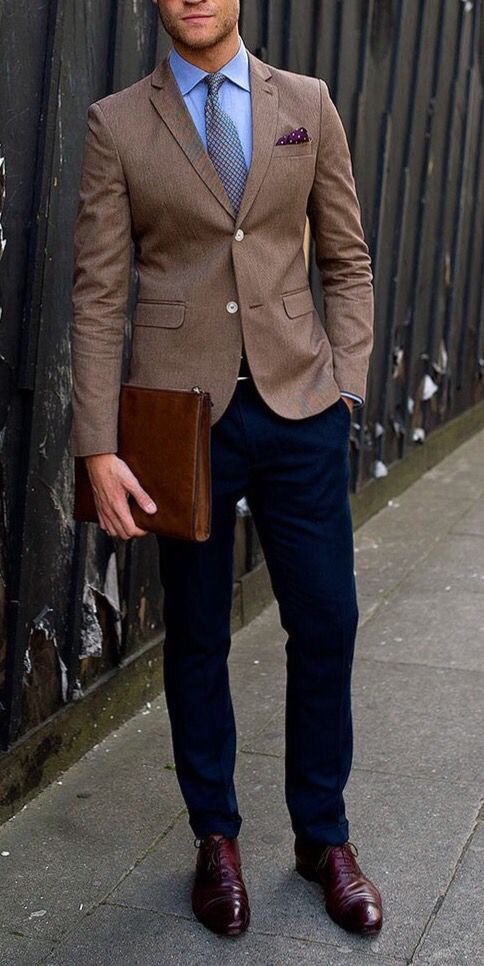 Men's fashion encourages us to mix and match our blazers and .