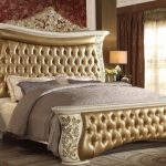 HD-8019 Traditional Bedroom Set in Antique White Wood by Homey Desi