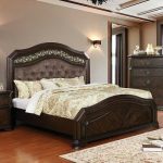 Espresso Finish Intricate Wood Design Bedroom Furniture California .