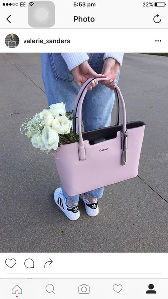 bag, pink, calvin klein, handbag, designer bag, blush pink, pastel .