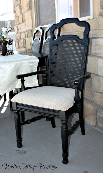 Beautiful Refinished Cane Chairs | Dining chair makeover, Cane .