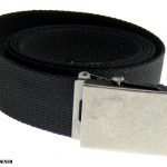 Duke Canvas Belt Black in big sizes - MotleyDenim.c