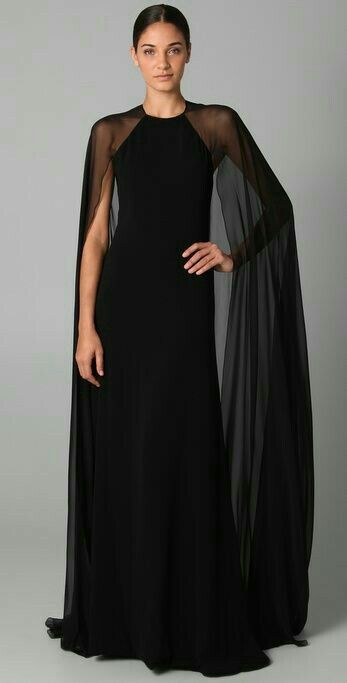 Cape Dress! My new obsession!! (With images) | Evening dresses .