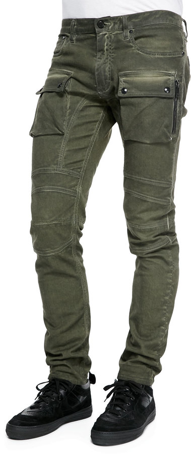 Belstaff Felmore Slim Fit Moto Cargo Jeans, $495 | Neiman Marcus .
