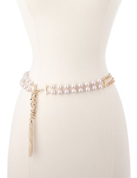 I love wearing chain belts...perfect for accenting your waistline .