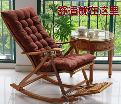 The new bamboo chair folding chairs rocking chair old pregnant .