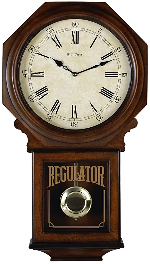 Amazon.com: Bulova C3543 Ashford Chiming Clock, Walnut: Home & Kitch