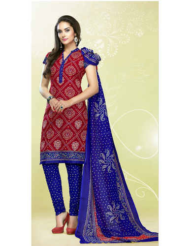 Cotton Semi-Stitched Churidar Salwar Suit, Rs 800 /piece Standard .