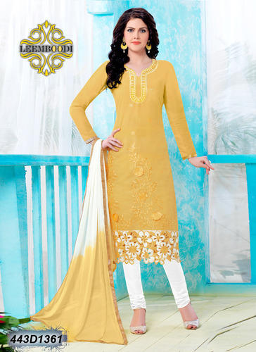 Cotton Yellow Churidar Salwar Suit, Rs 989 /piece Leemboodi .