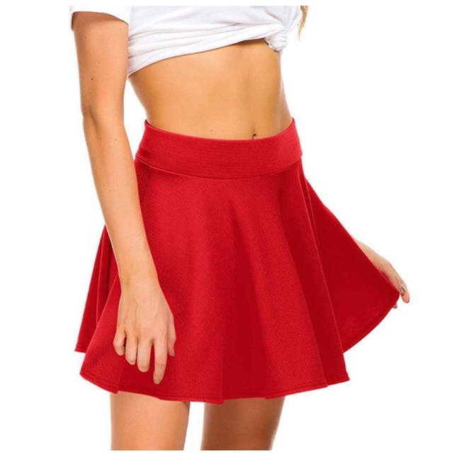 Online Shop Soft Good Quality Casual Half-circle Skirts High Waist .