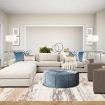 Modern Living Room Interior Designs Blue blush Living Room | Et